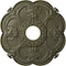 Ekena Millwork Rotherham Ceiling Medallion (Fits Canopies up to 3 1/2"), 18"OD x 3 1/2"ID x 1 1/2"P, Painted Turtle CM17ROPTF - alternate 1